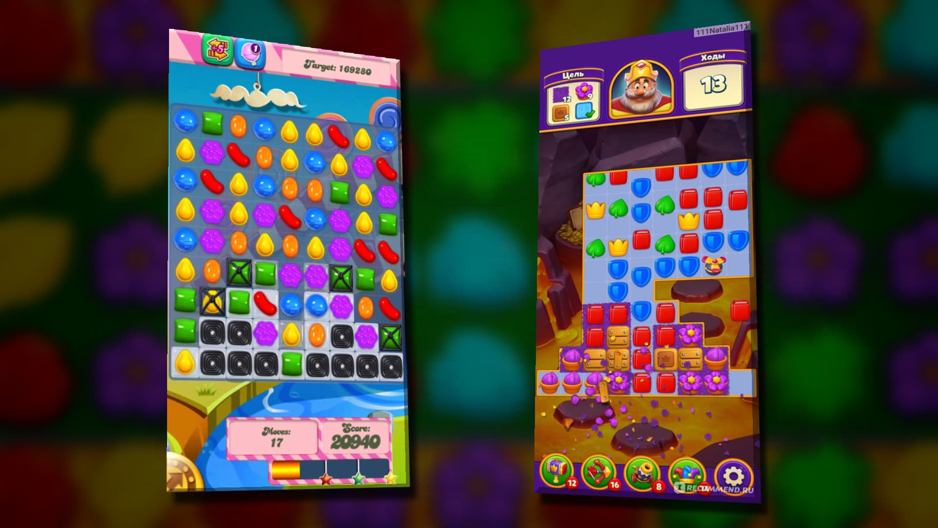 Screenshot thumbnail of Candy Crush Saga, showcasing vibrant visuals, highlighting colorful graphics and engaging match-3 gameplay mechanics.