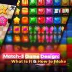An overview of match-3 game design, showcasing gameplay elements and guidance for developing engaging puzzles