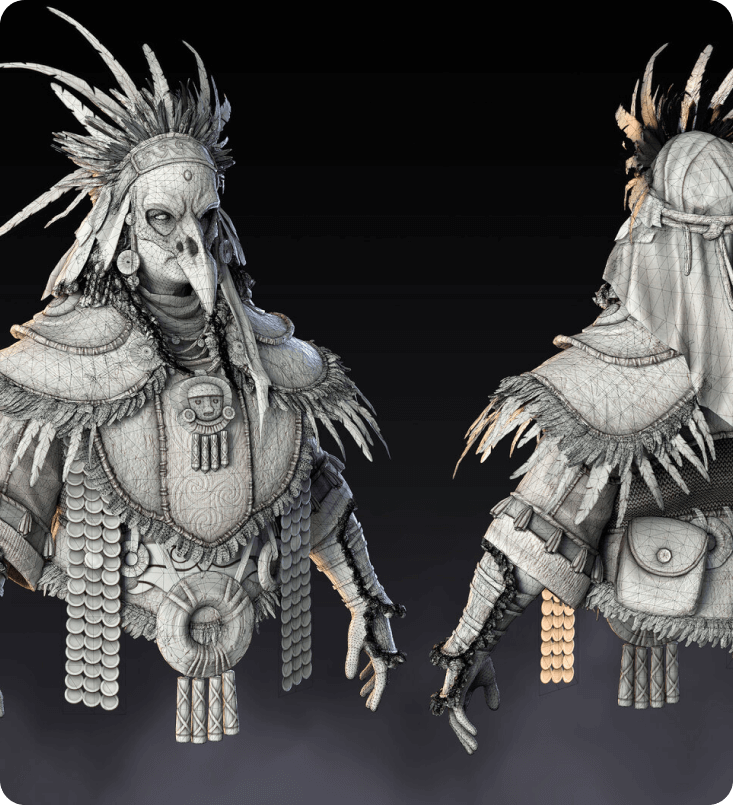 Retopology And UV Mapping 3D Character