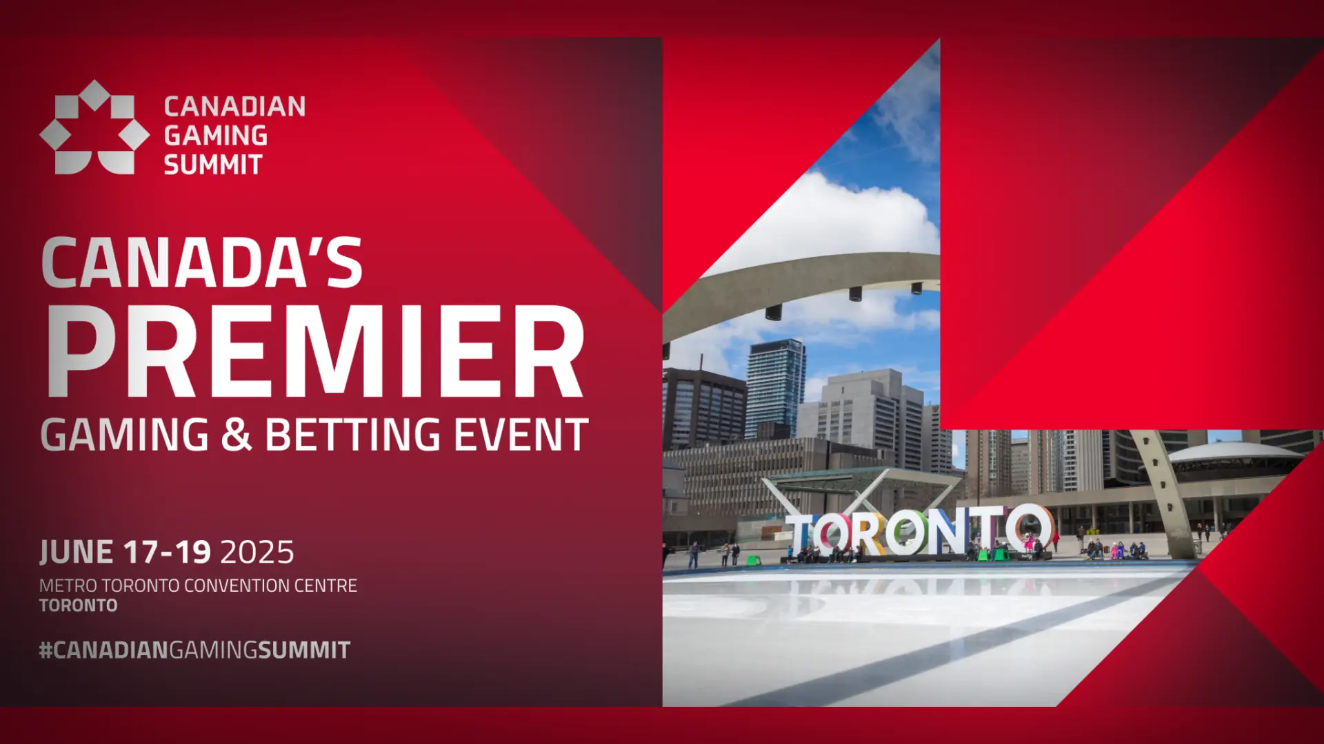 Canada's Premier Gaming & Betting Summit Coming to Toronto in June 2025