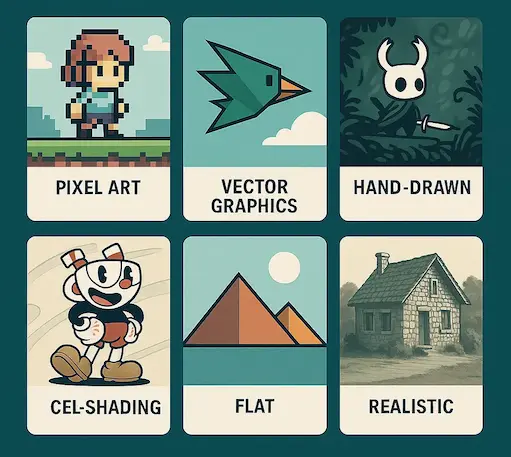 infographic 2D art style