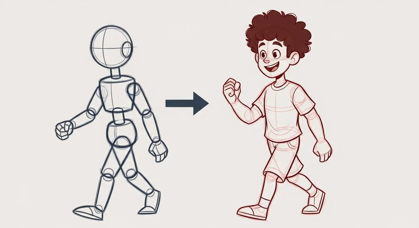 Solid Drawing - Before - After