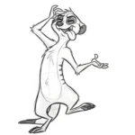 Solid Drawing - Lemur