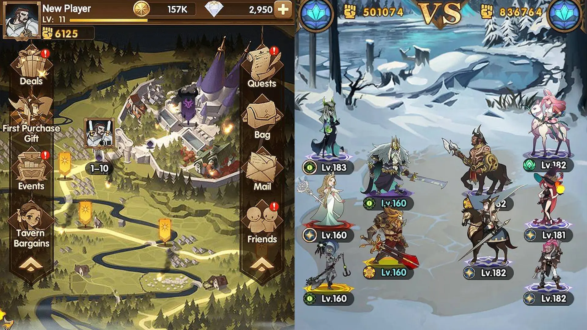 AFK Arena Gameplay Loop