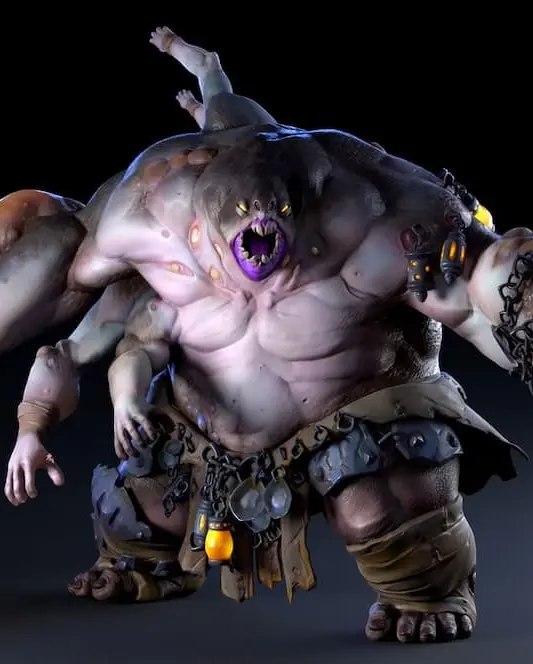 Cave Horror Boss 3D Model from Wayfinder game