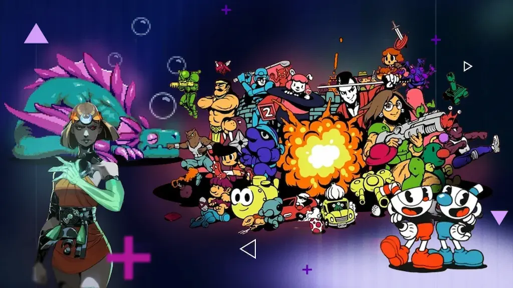 Diverse indie game characters highlighting art style and asset complexity as major drivers of development budgets.
