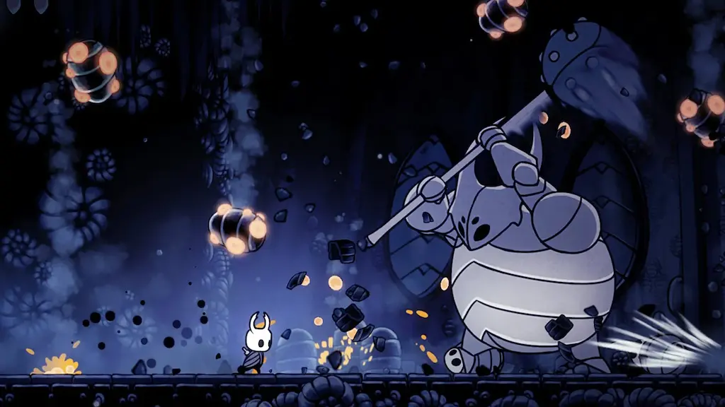 Hollow Knight gameplay: hand-drawn 2D animation example showing why the style remains relevant in modern game design.