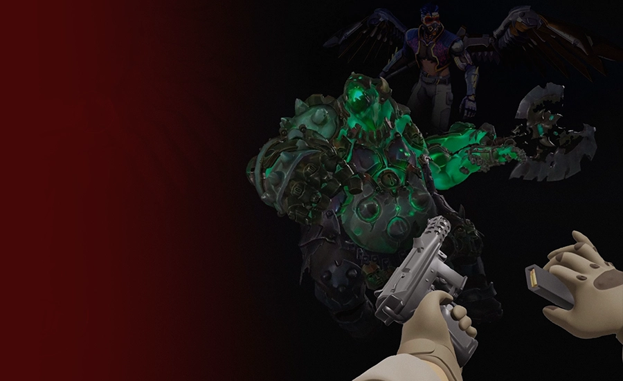 2D and 3D game animation and VFX scene with monster character