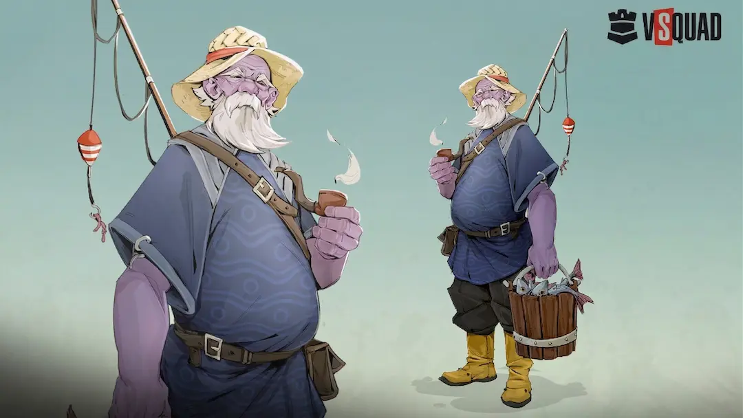 High-quality 2D character concept art used to optimize 3D modeling budget and save costs without losing quality.