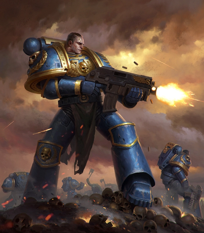 Professional sci-fi character design and 3D modeling for game development, depicting a futuristic soldier in combat.