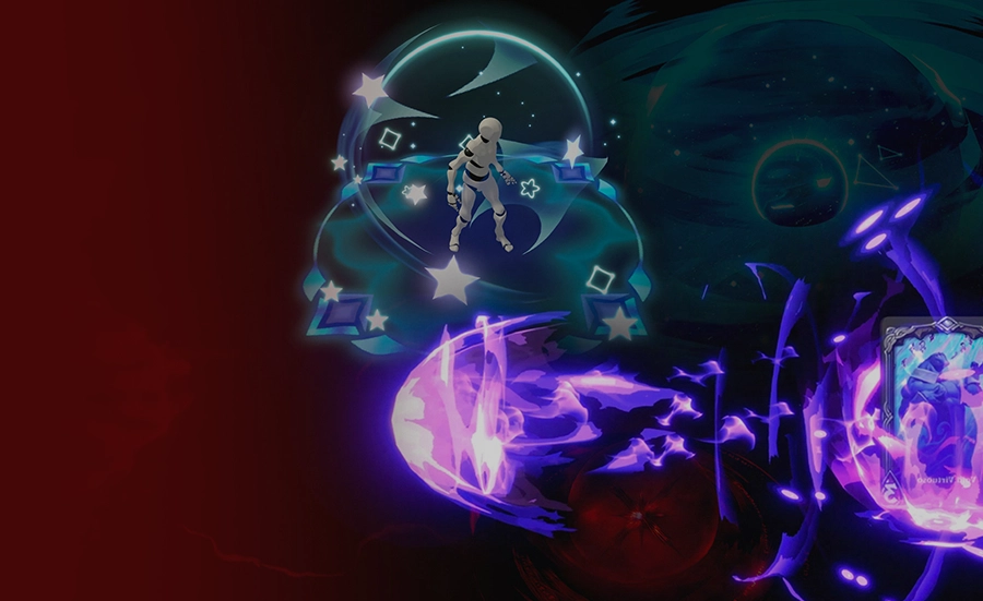 Mobile game ads and creatives with character action, animation, and visual effects