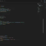 Game development source code in an IDE editor, illustrating PC and mobile game programming workflow.