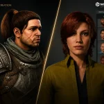Character Creator and MetaHuman comparison for indie game character production