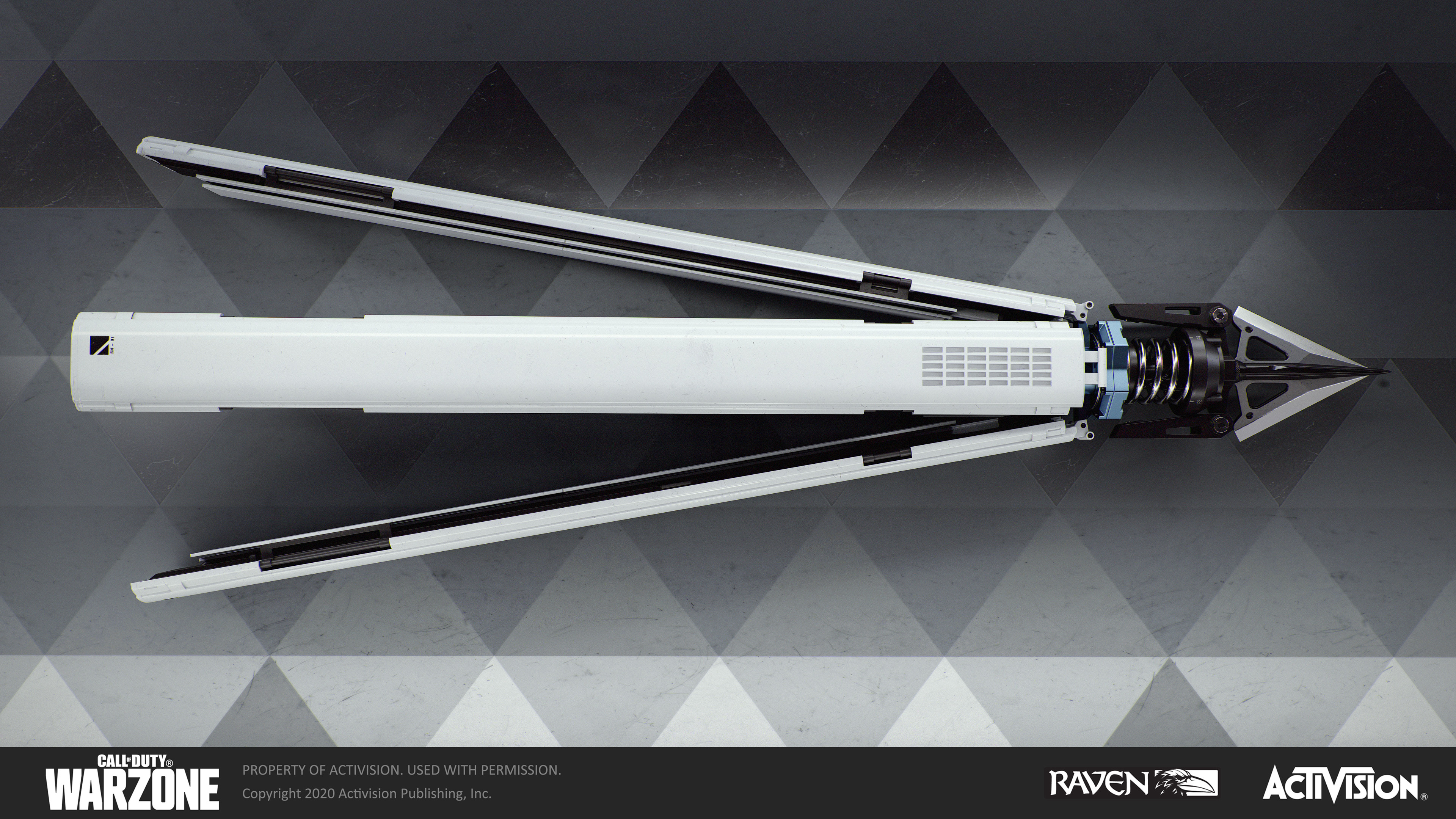 Futuristic hard-surface weapon asset created for Call of Duty: Warzone