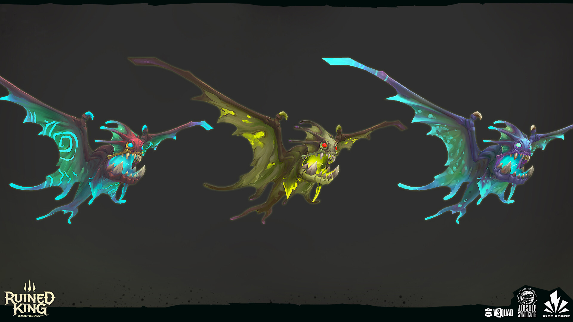 Seabat creature color variations for Ruined King