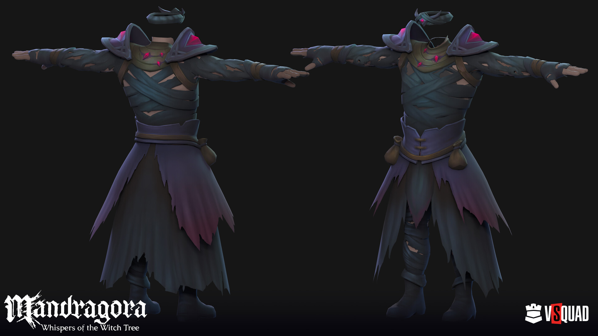 Mandragora 3D character outfit